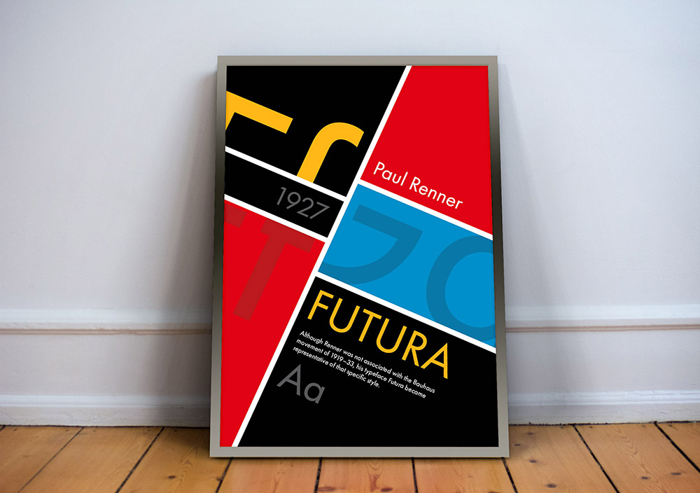 Futura Typeface Poster